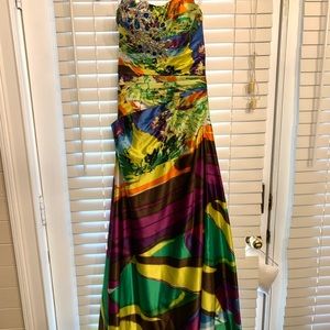 Colorful prom dress